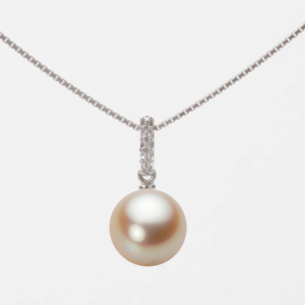 8.5mmアコヤ真珠ペンダント（ナチュラルゴールド）