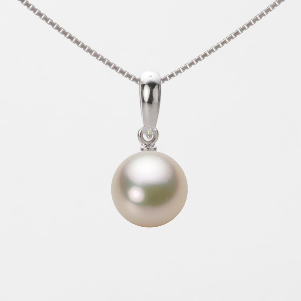 8.5mmアコヤ真珠ペンダント（シャンパンゴールド）