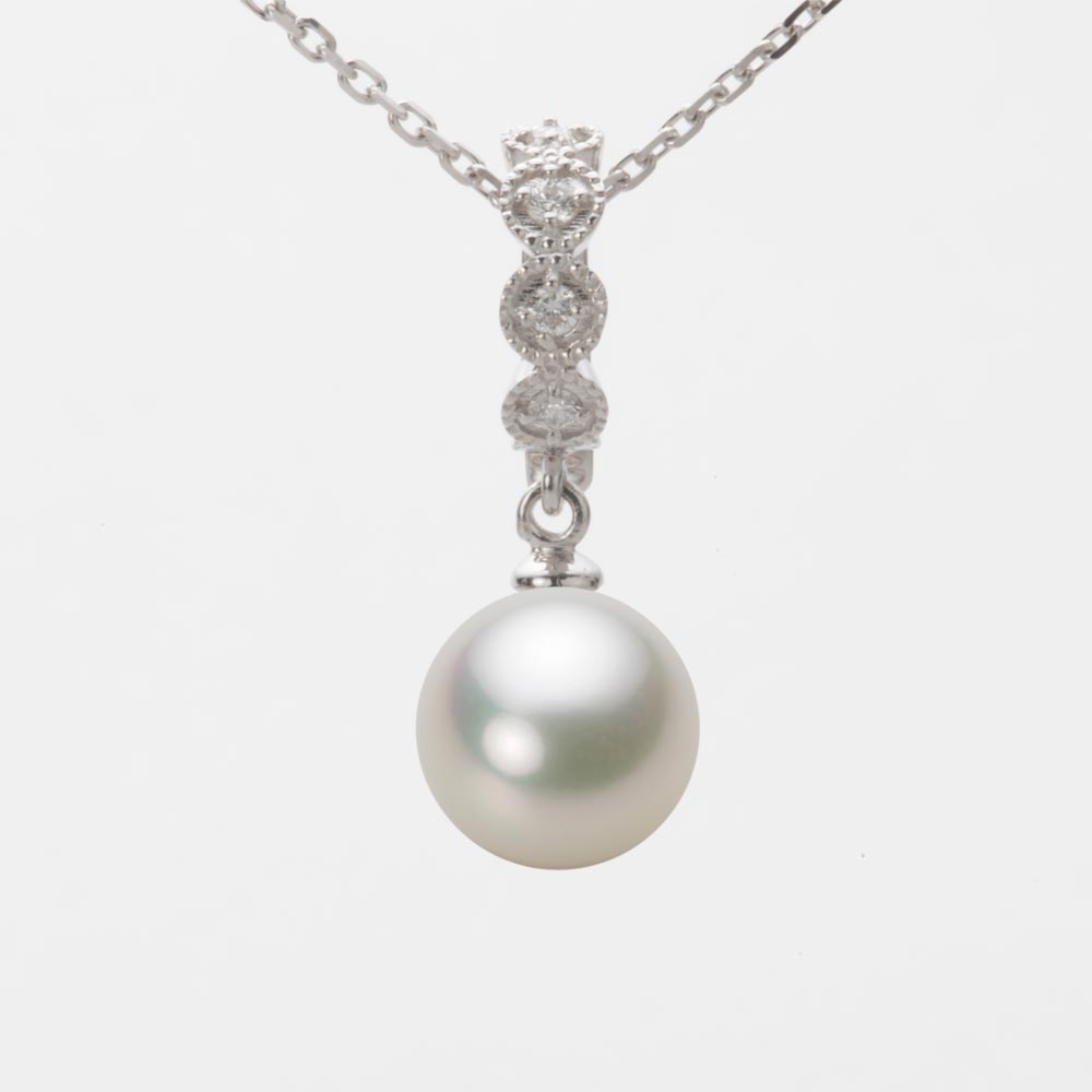 8.5mmアコヤ真珠ペンダント（ナチュラルホワイト）