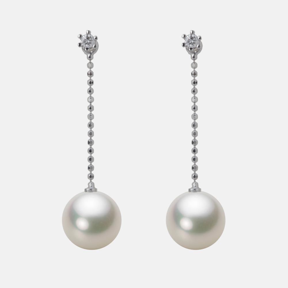 8.5mmアコヤ真珠ピアス（ナチュラルホワイト）