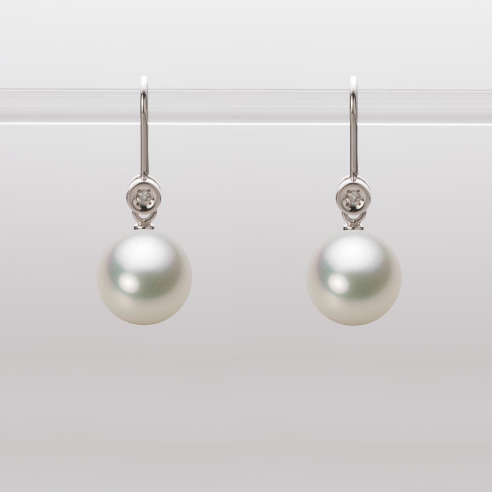 8.5mmアコヤ真珠ピアス（ナチュラルホワイト）