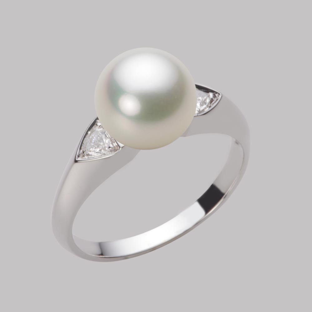 8.5mmアコヤ真珠リング（ナチュラルホワイト）