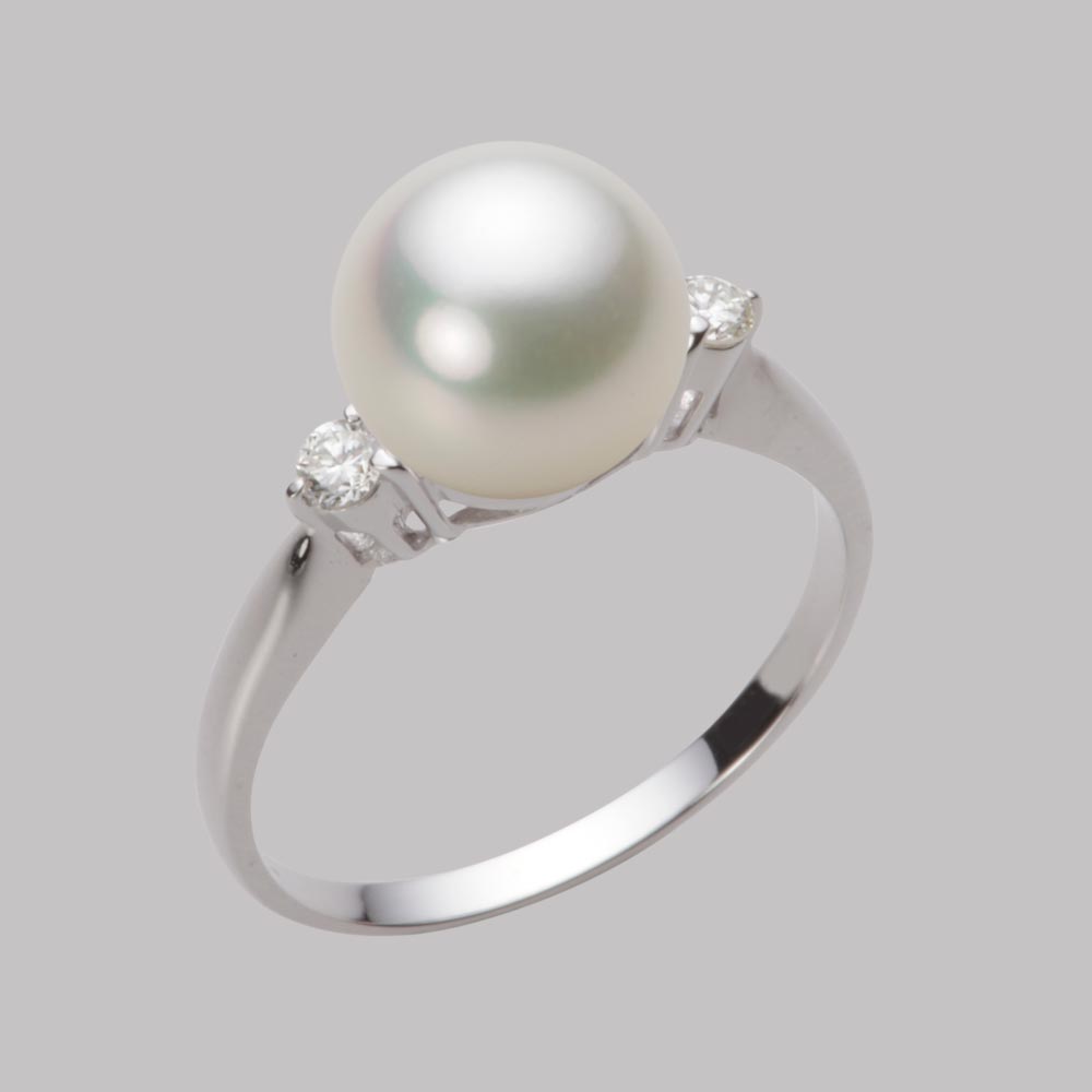 8.5mmアコヤ真珠リング（ナチュラルホワイト）