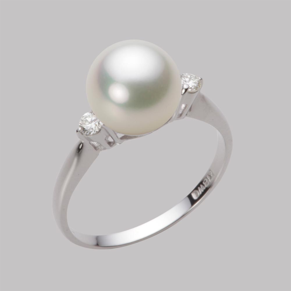 8.5mmアコヤ真珠リング（ナチュラルホワイト）
