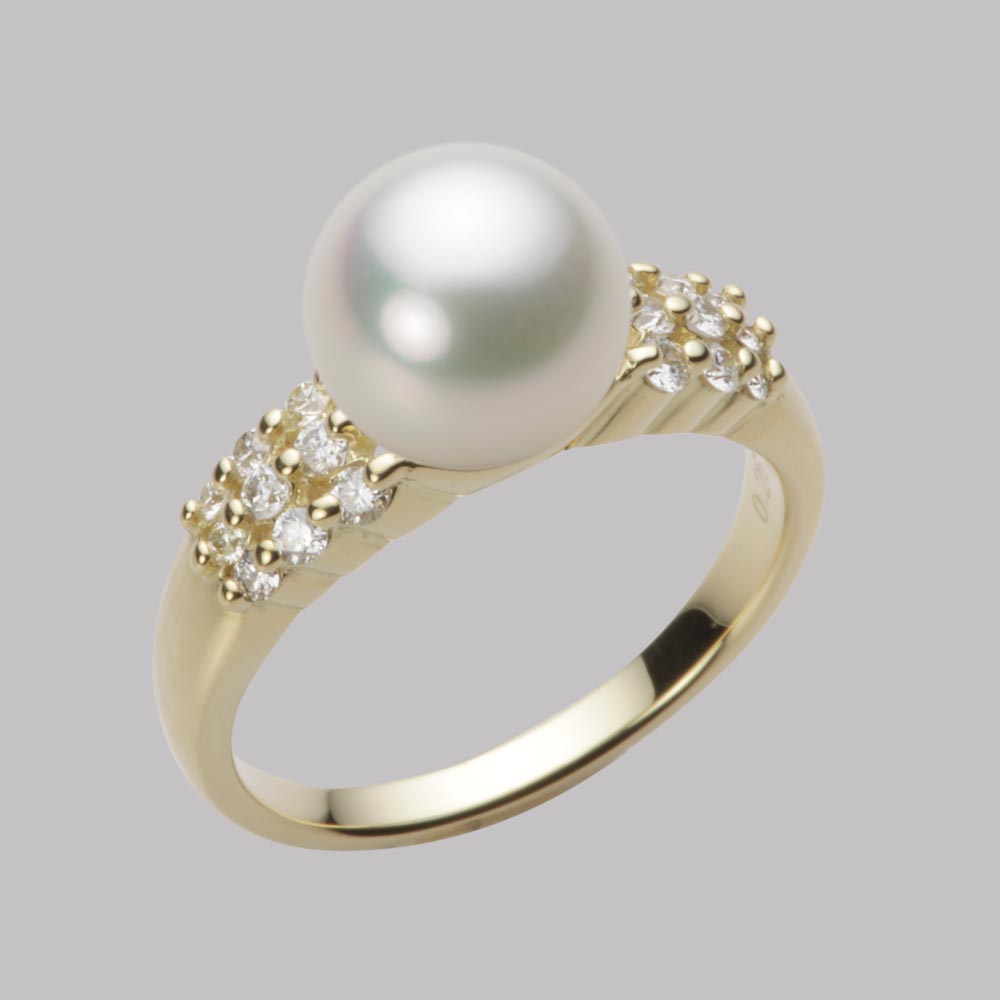 8.5mmアコヤ真珠リング（ナチュラルホワイト）