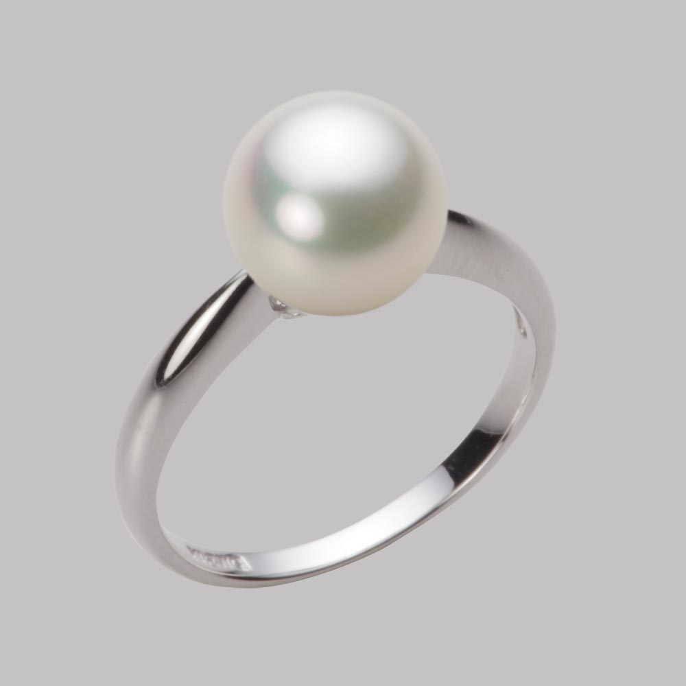 8.5mmアコヤ真珠リング（ナチュラルホワイト）