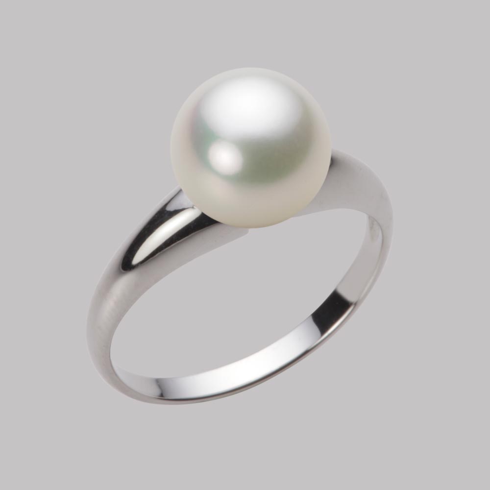 8.5mmアコヤ真珠リング（ナチュラルホワイト）