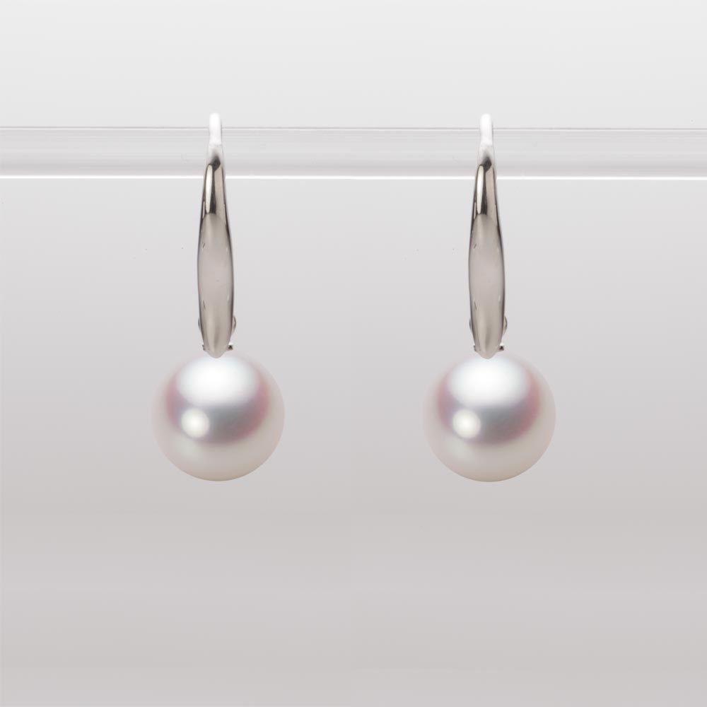 8.5mmアコヤ真珠ピアス（ホワイトピンク・ロゼ）