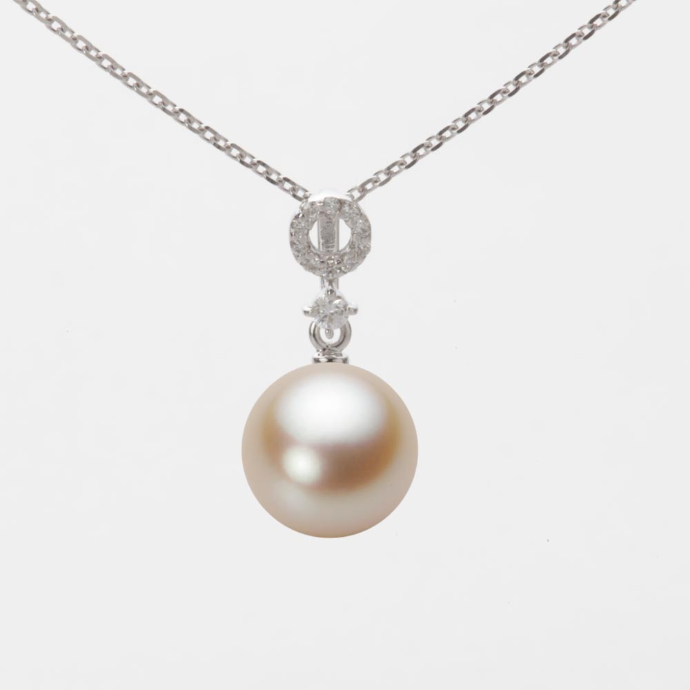 8.5mmアコヤ真珠ペンダント（ナチュラルゴールド）