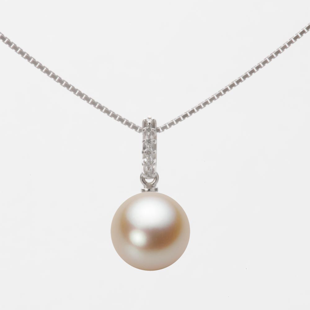 8.5mmアコヤ真珠ペンダント（ナチュラルゴールド）