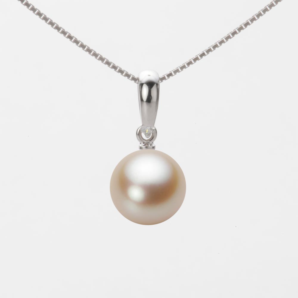 8.5mmアコヤ真珠ペンダント（ナチュラルゴールド）