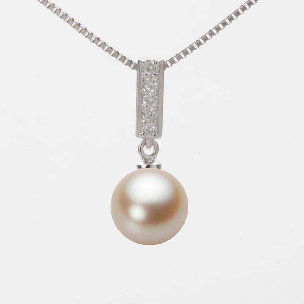 8.5mmアコヤ真珠ペンダント（ナチュラルゴールド）