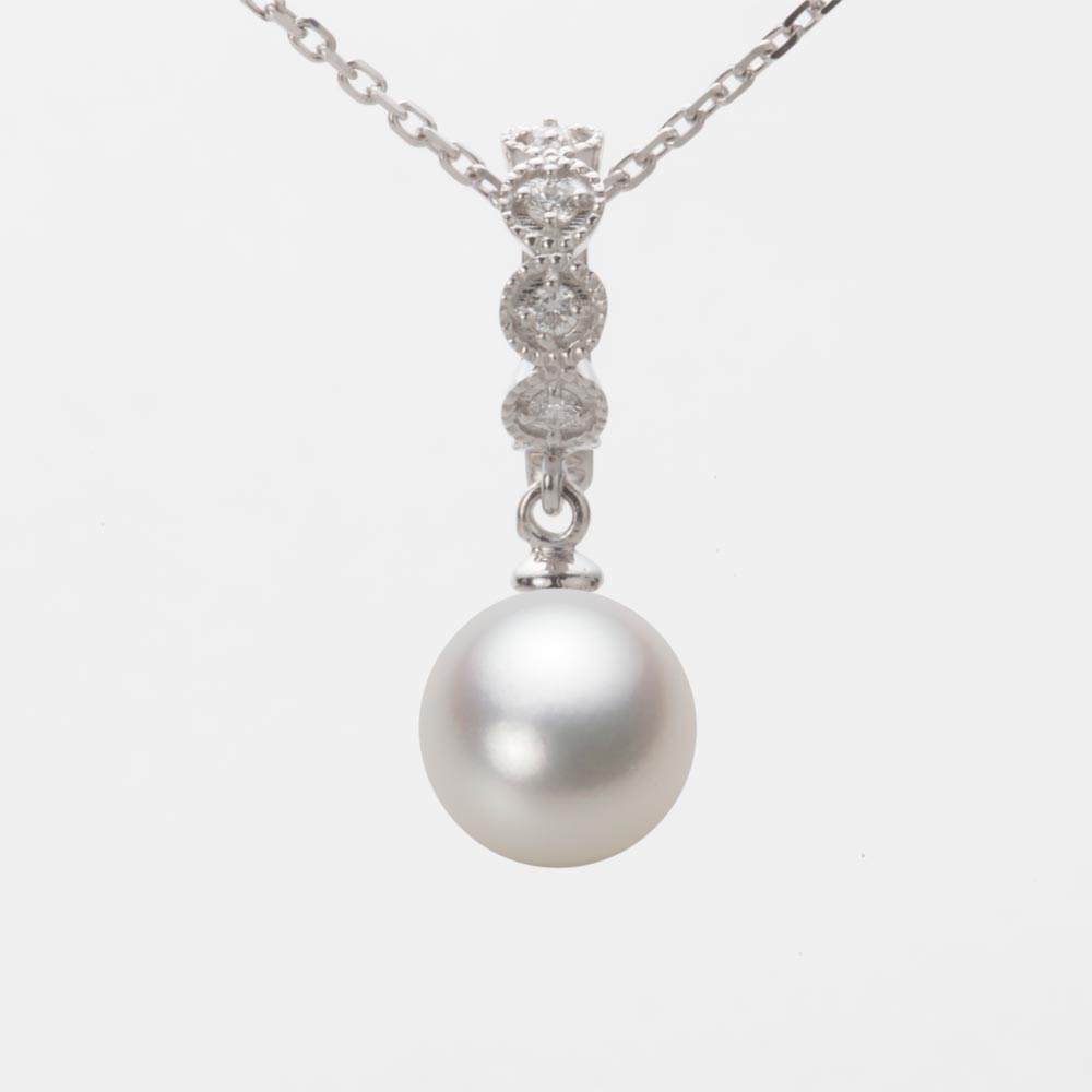 8.5mmアコヤ真珠ペンダント（ナチュラルホワイト）