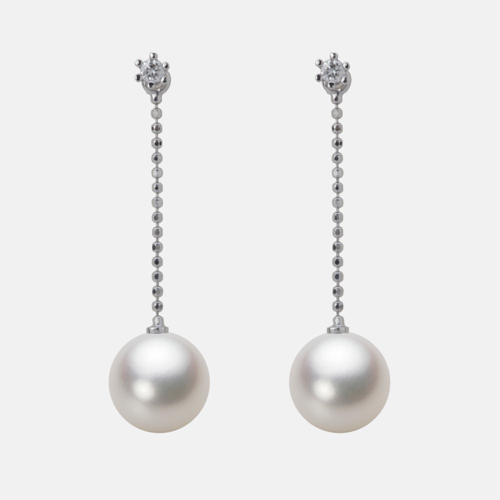 8.5mmアコヤ真珠ピアス（ナチュラルホワイト）