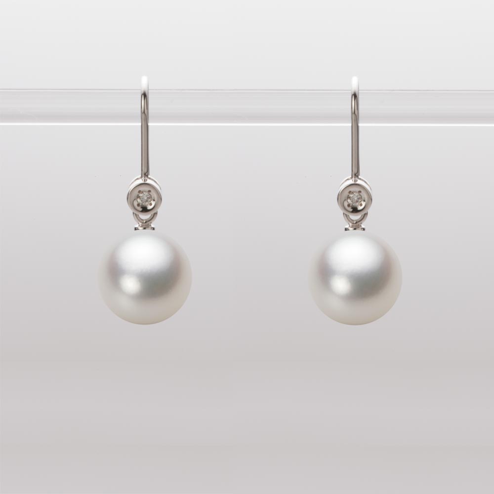 8.5mmアコヤ真珠ピアス（ナチュラルホワイト）