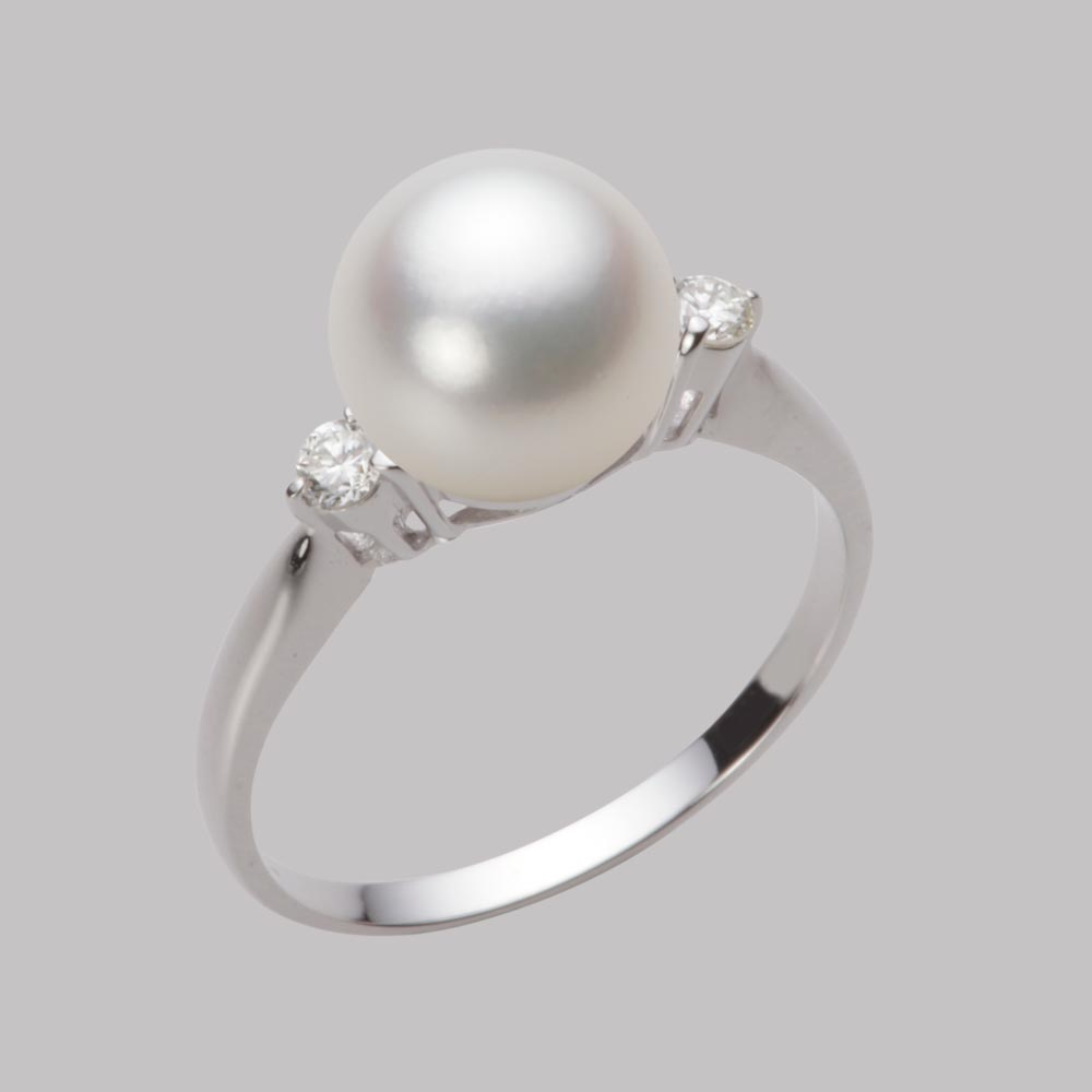 8.5mmアコヤ真珠リング（ナチュラルホワイト）