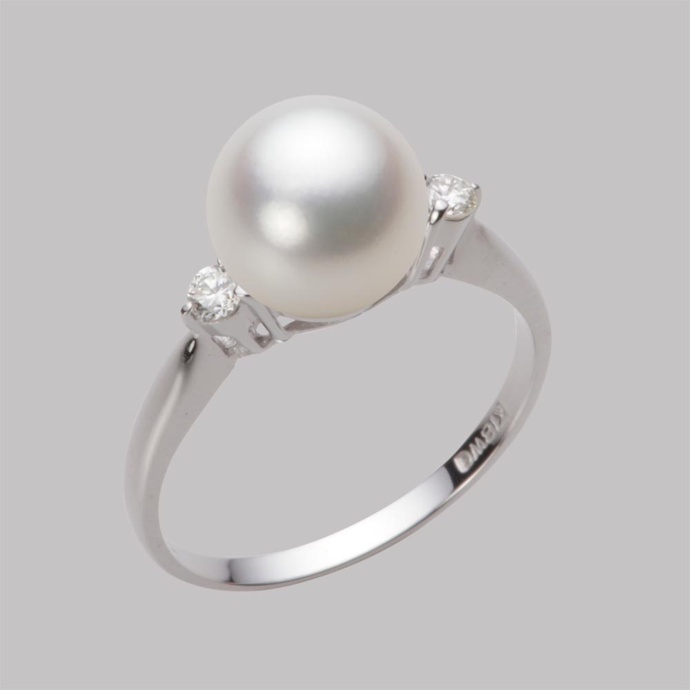 8.5mmアコヤ真珠リング（ナチュラルホワイト）