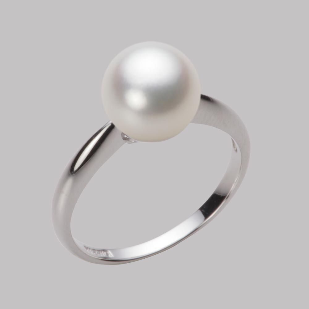 8.5mmアコヤ真珠リング（ナチュラルホワイト）