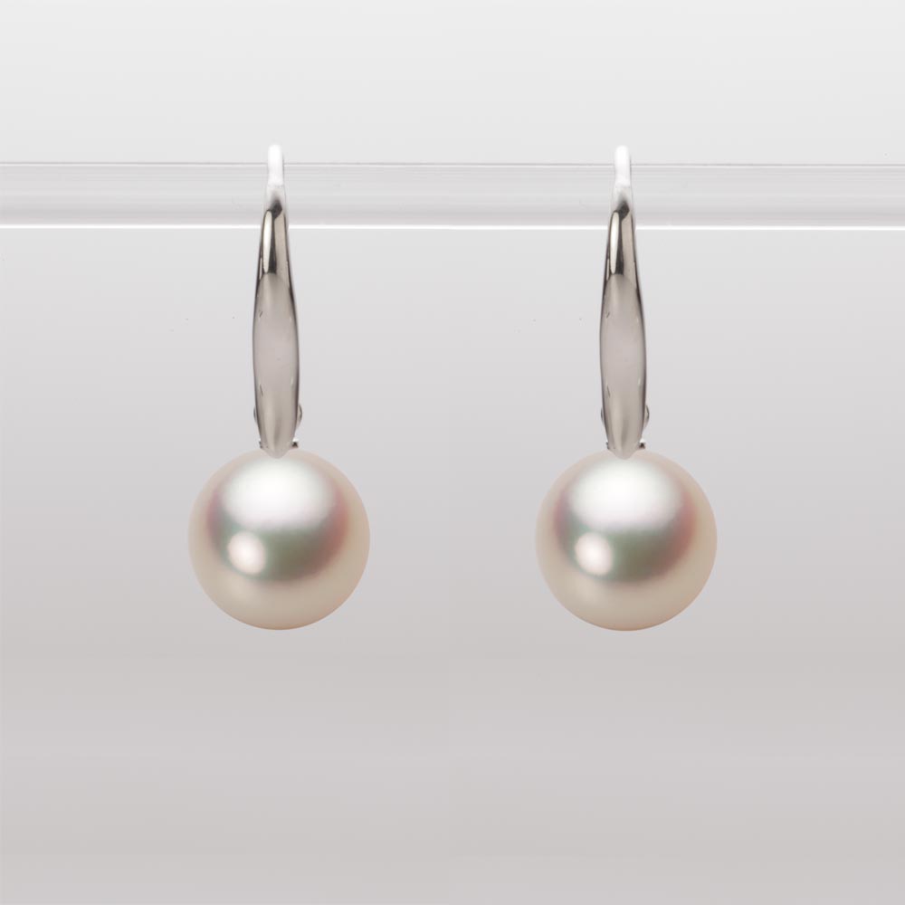 9.0mmアコヤ真珠ピアス（シャンパンゴールド）