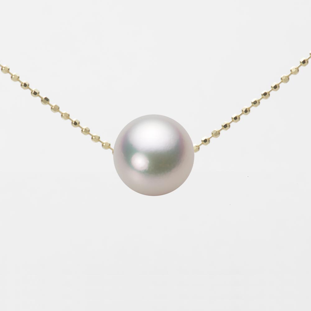 9.0mmアコヤ真珠ペンダント （シャンパンホワイト）
