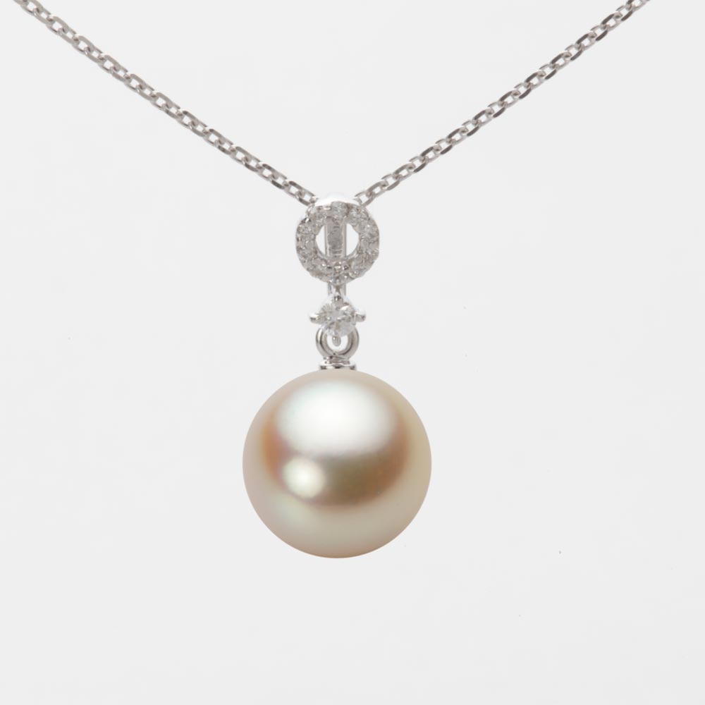 9.0mmアコヤ真珠ペンダント（ナチュラルゴールド）