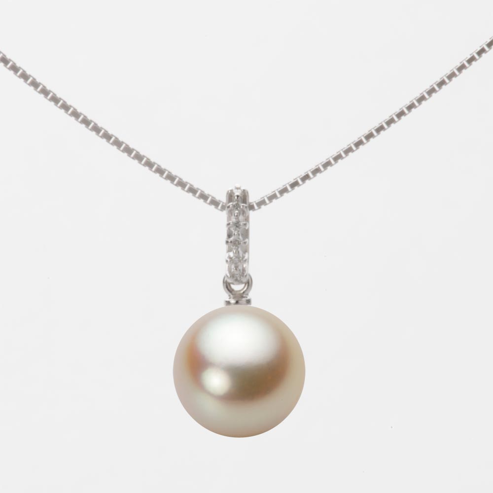 9.0mmアコヤ真珠ペンダント（ナチュラルゴールド）