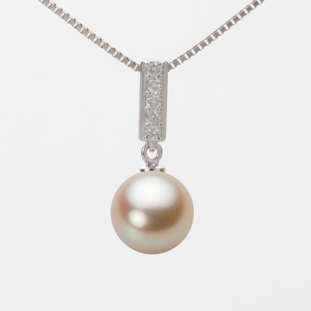 9.0mmアコヤ真珠ペンダント（ナチュラルゴールド）