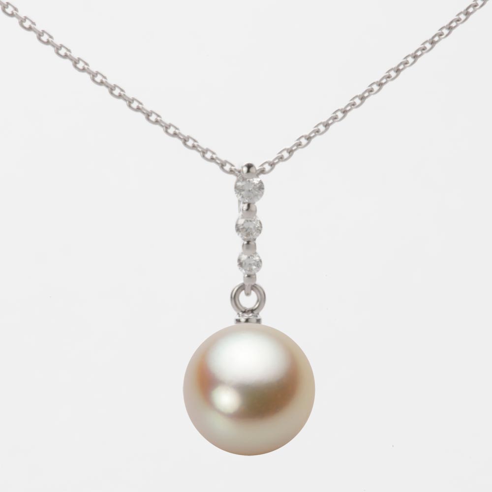 9.0mmアコヤ真珠ペンダント（ナチュラルゴールド）