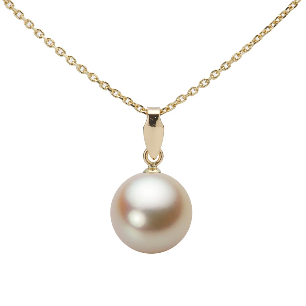 9.0mmアコヤ真珠ペンダント （ナチュラルゴールド）