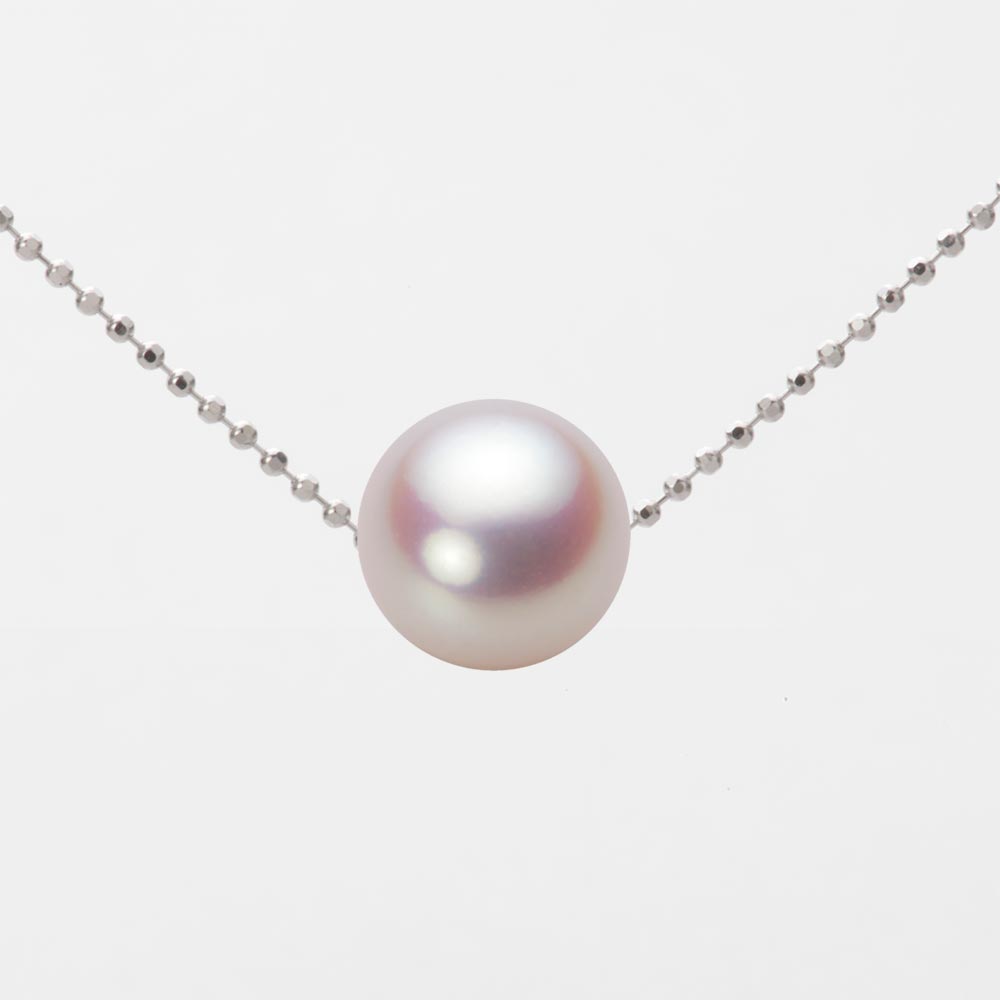 9.0mmアコヤ真珠ペンダント （ホワイトピンク・ロゼ）