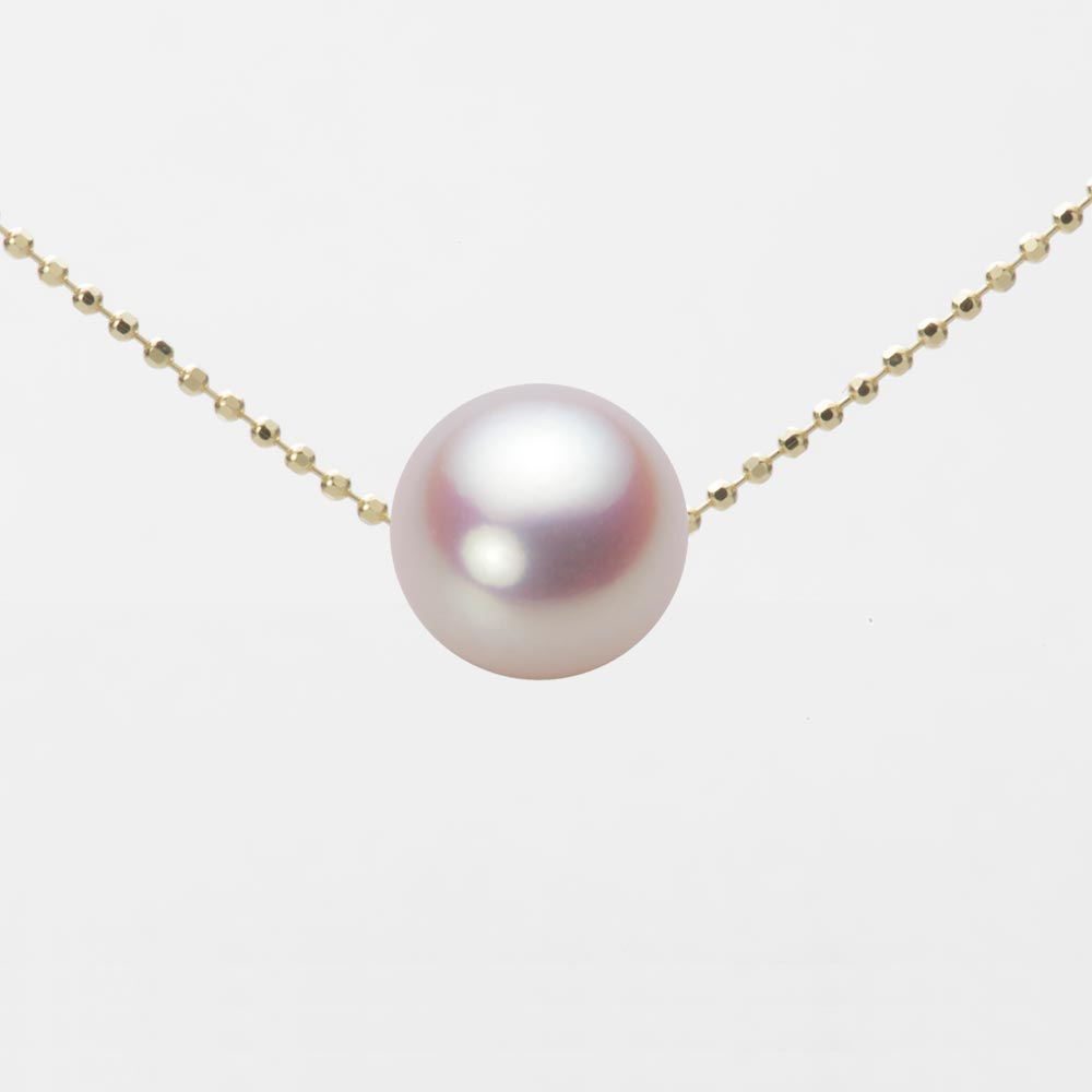 9.0mmアコヤ真珠ペンダント （ホワイトピンク・ロゼ）