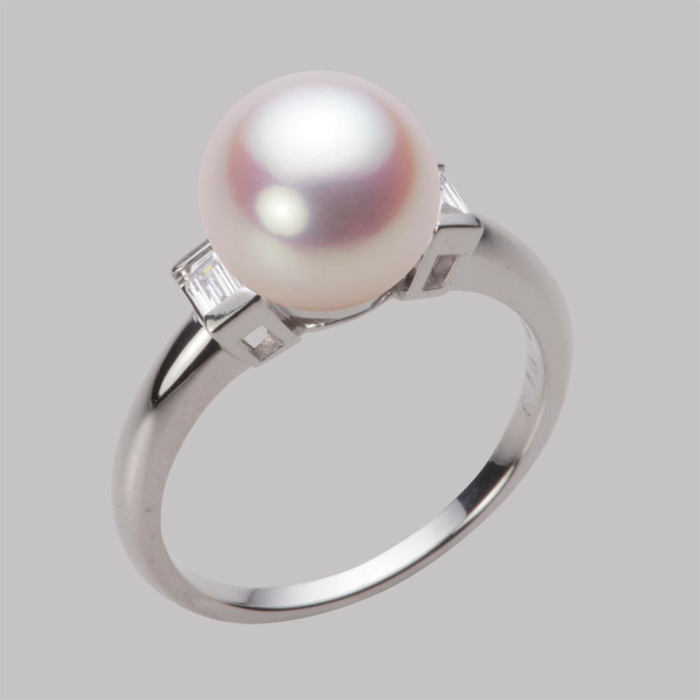 9.0mmアコヤ真珠リング（ホワイトピンク・ロゼ）