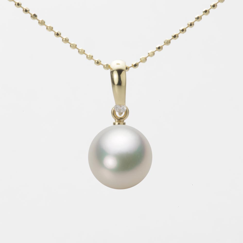 9.0mmアコヤ真珠ペンダント（ナチュラルホワイト）