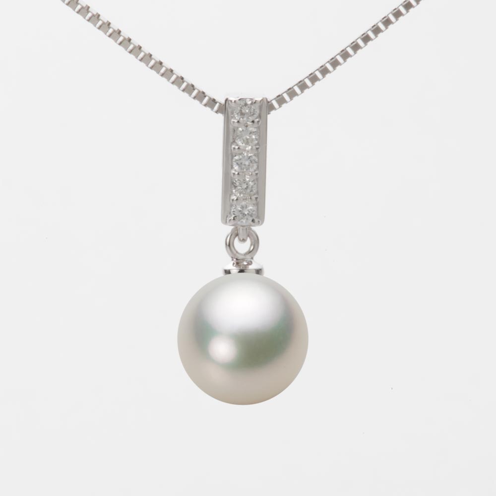 9.0mmアコヤ真珠ペンダント（ナチュラルホワイト）