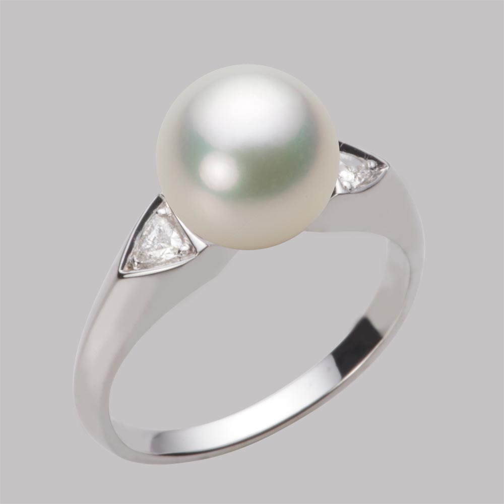 9.0mmアコヤ真珠リング（ナチュラルホワイト）