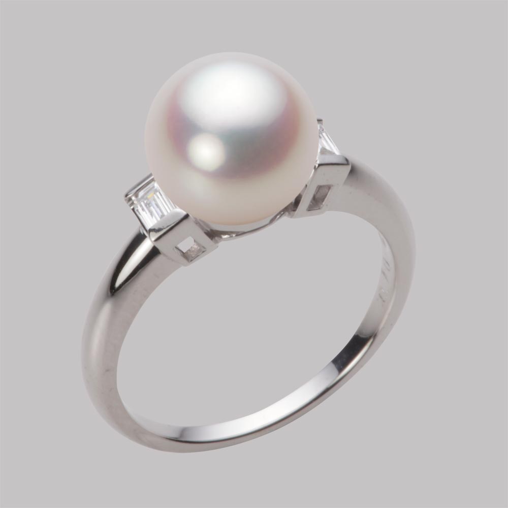 9.0mmアコヤ真珠リング（ホワイトピンク・ロゼ）