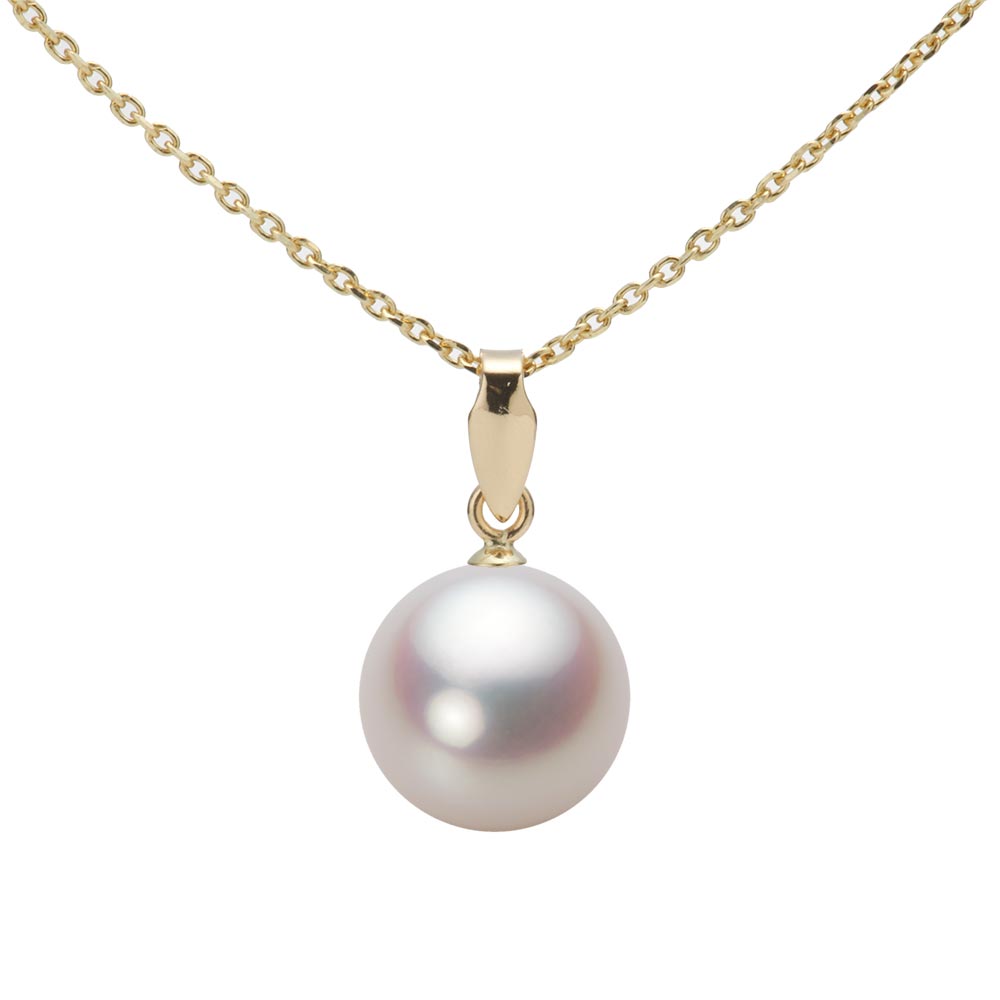 9.0mmアコヤ真珠ペンダント （ホワイトピンク・ロゼ）