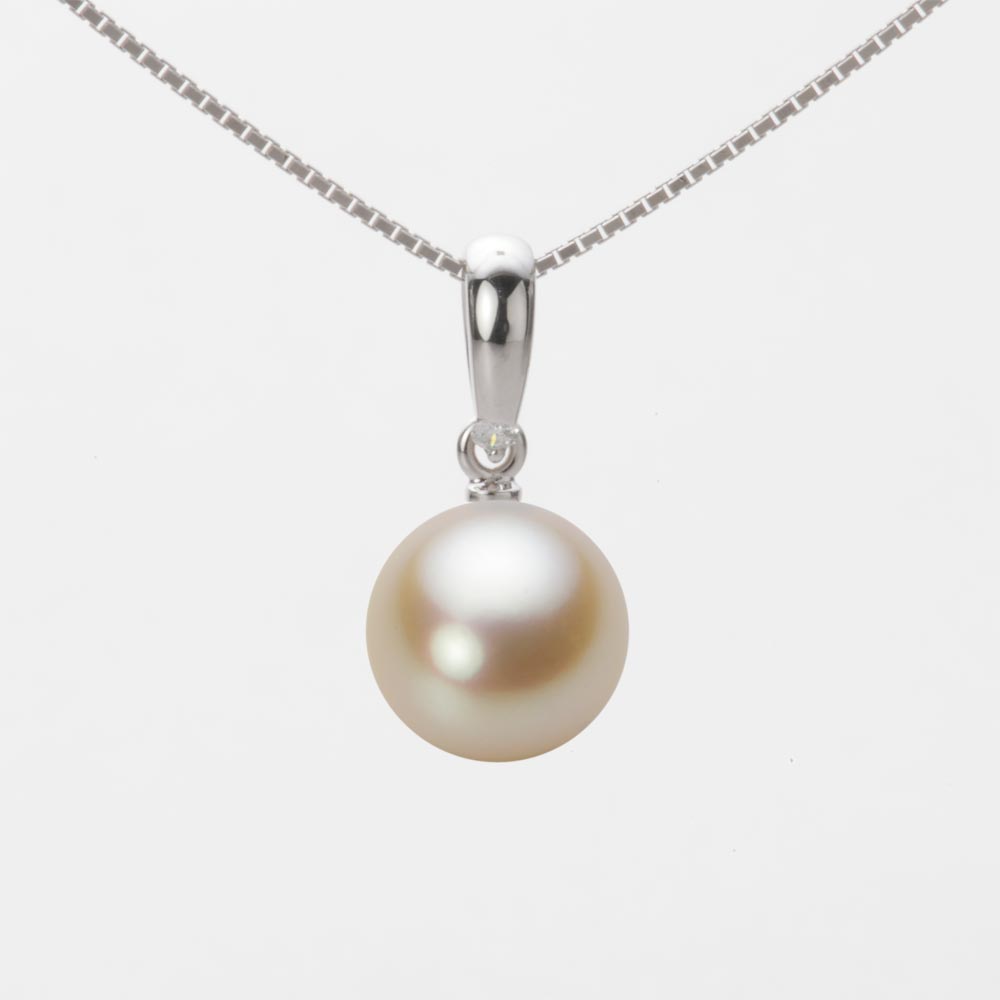 9.0mmアコヤ真珠ペンダント（ナチュラルゴールド）