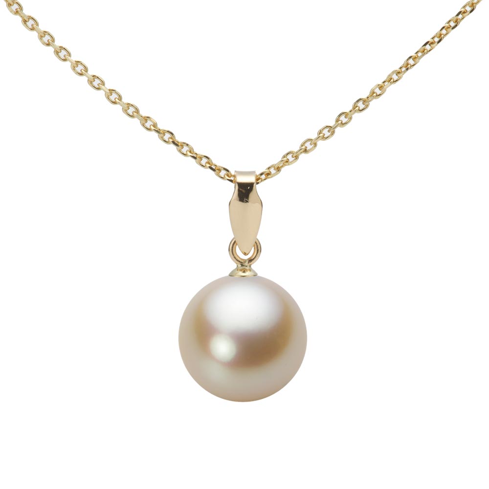 9.0mmアコヤ真珠ペンダント （ナチュラルゴールド）