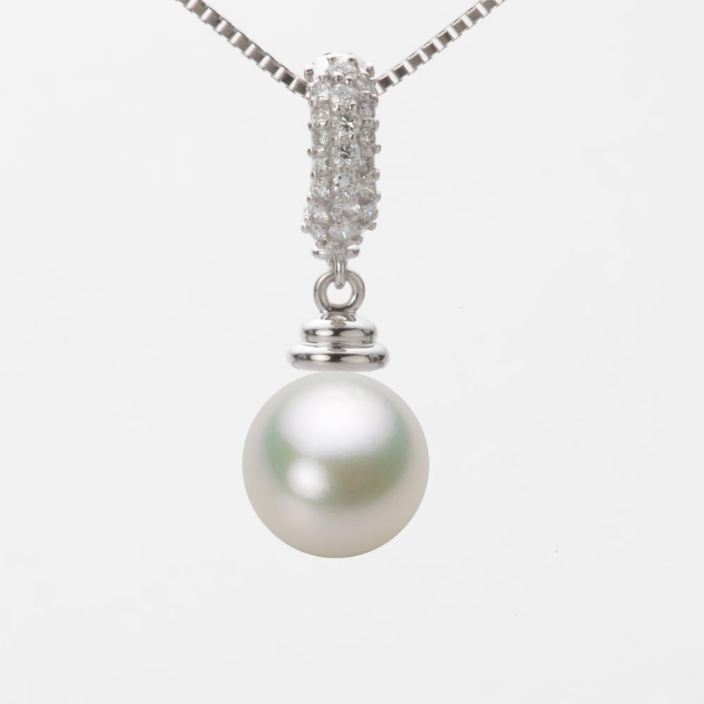 9.0mmアコヤ真珠ペンダント（ナチュラルホワイト）