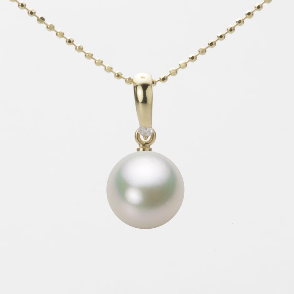 9.0mmアコヤ真珠ペンダント（ナチュラルホワイト）