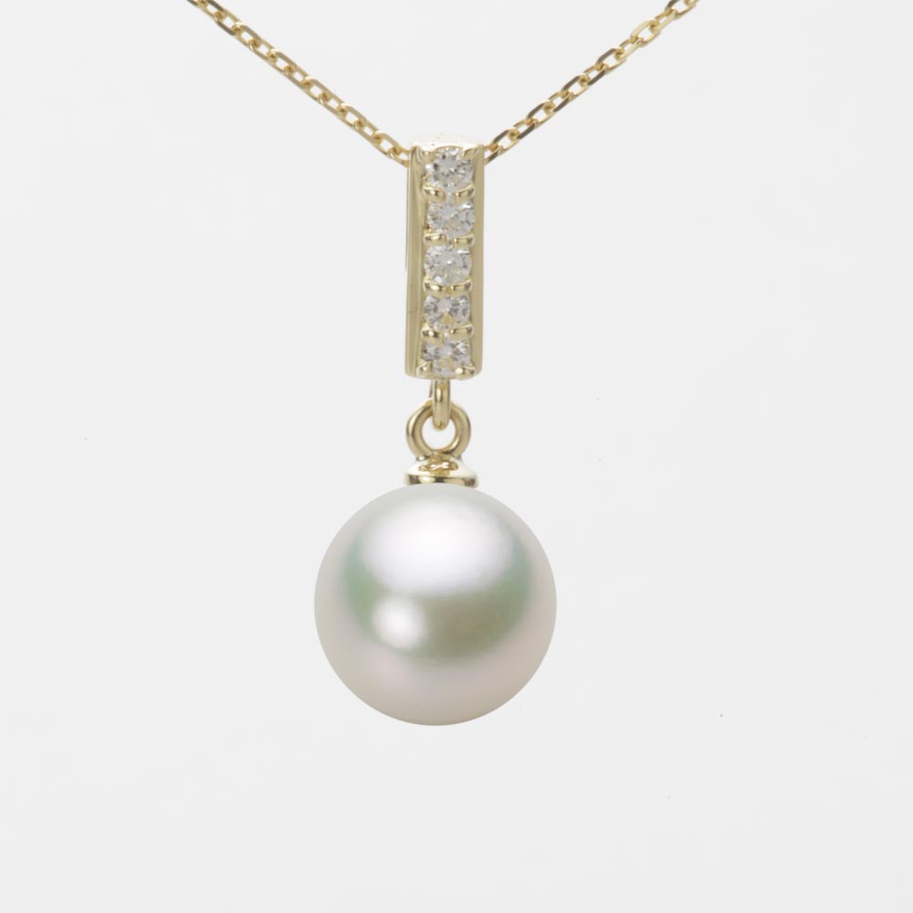 9.0mmアコヤ真珠ペンダント（ナチュラルホワイト）