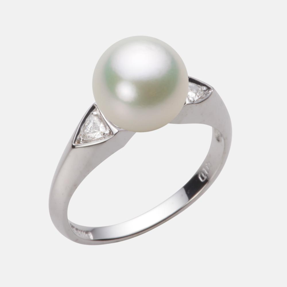 9.0mmアコヤ真珠リング（ナチュラルホワイト）
