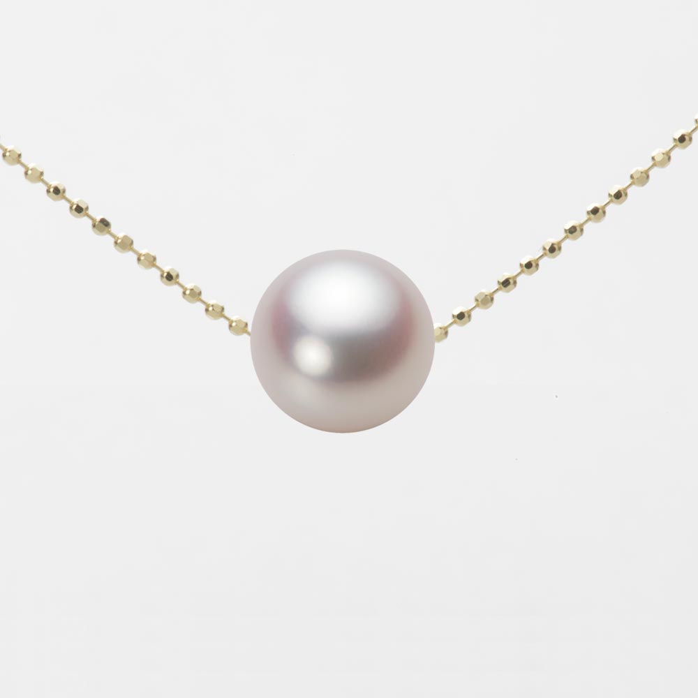 9.0mmアコヤ真珠ペンダント （ホワイトピンク・ロゼ）