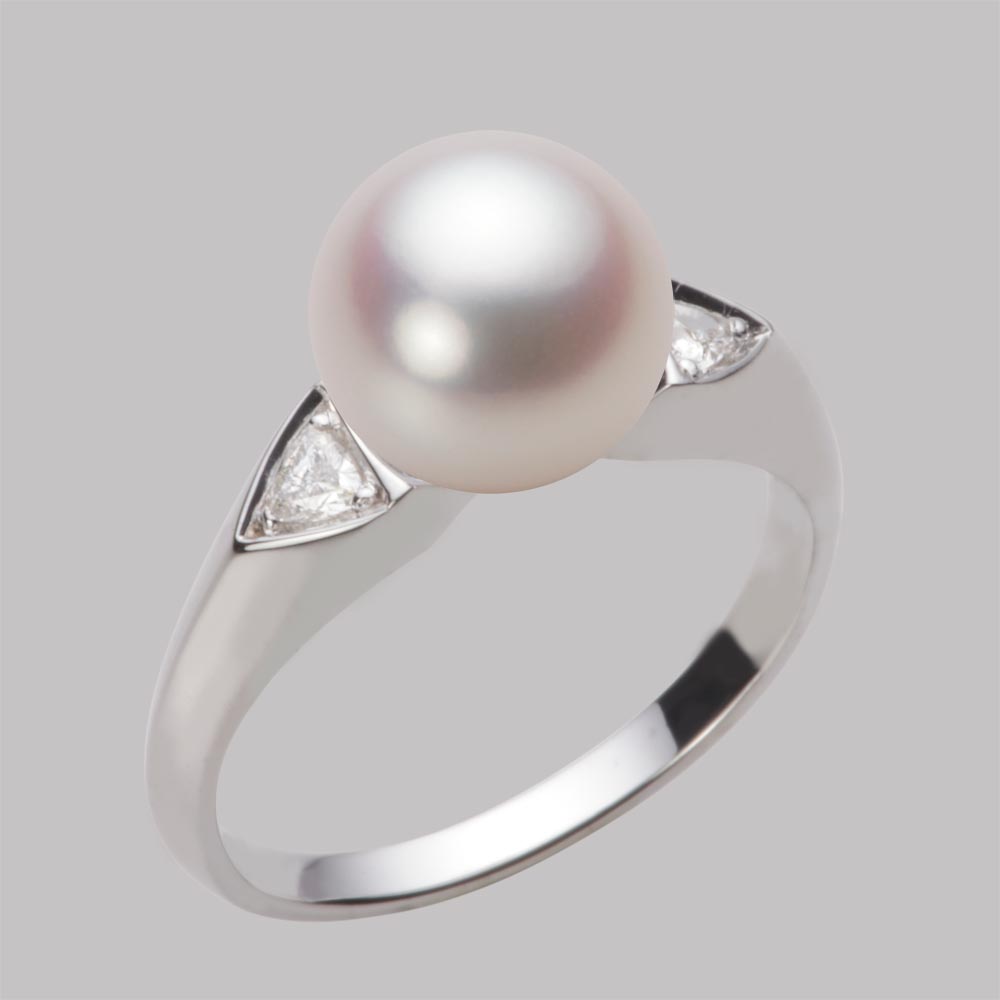9.0mmアコヤ真珠リング（ホワイトピンク・ロゼ）