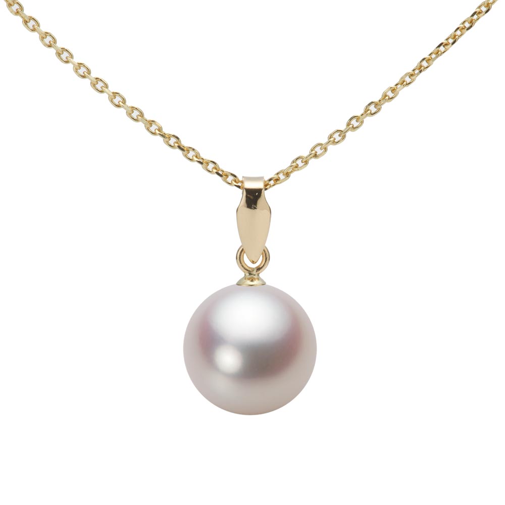 9.0mmアコヤ真珠ペンダント （ホワイトピンク・ロゼ）