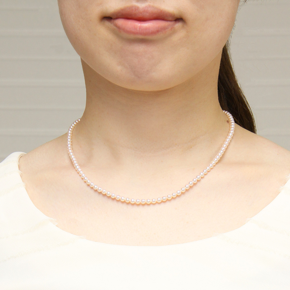 新品】アコヤパールネックレス 3.5−4㎜【312272】 | chicshabu.com