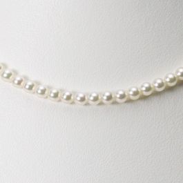 極美品✨希少ベビーアコヤ　ネックレス　シルバー金具 3.9-4.1mm 41cm ベビーパール・アコヤ真珠ネックレス用アジャスター（4.5mm以下