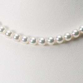 【テリ強】あこや真珠　ネックレス　SILVER 6.0-6.7mm 41cm テリ強】あこや真珠 ネックレス SILVER 6.0-6.7mm 41cm