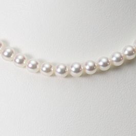 あこや真珠ネックレス　・ピアス Basic quality》あこや真珠 ネックレス・ピアスセット 7.0－7.5mm